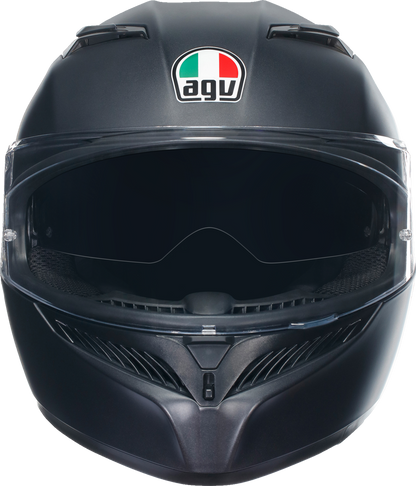AGV K3 Mono Matte Black Unisex Adult Motorcycle Street Race Full Face Helmet