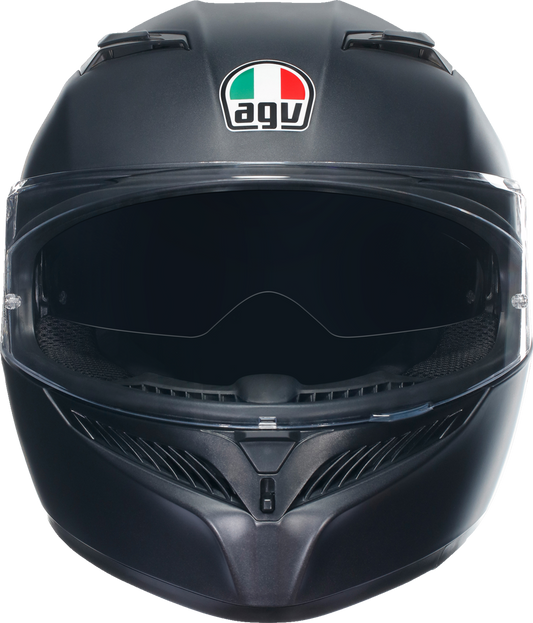 AGV K3 Mono Matte Black Unisex Adult Motorcycle Street Race Full Face Helmet