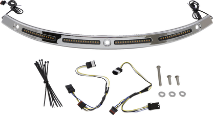 Custom Dynamics Sequential Batwing Fairing Windshield Trim for 2014-2024 Harley