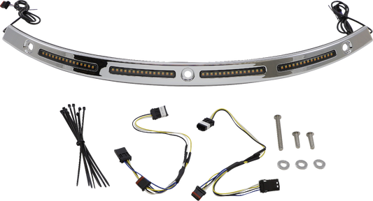 Custom Dynamics Sequential Batwing Fairing Windshield Trim for 2014-2024 Harley