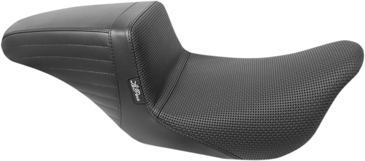 Le Pera Kickflip Basketweave Daddy Long Leg Seat fits 2008-2024 Harley Touring
