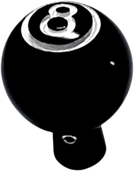 Joker Machine Black 8 Ball Choke Knob 1990-06 Harley Dyna Touring Softail XL FXR
