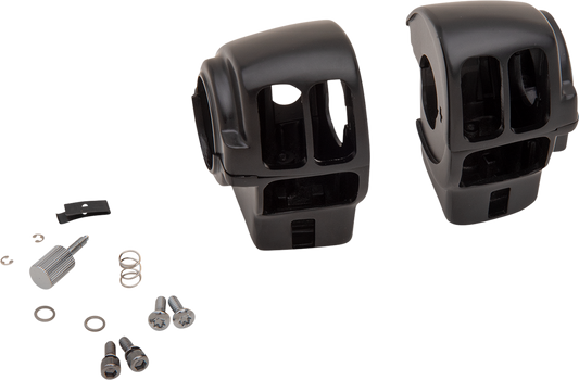 Drag Specialties Motorcycle Handlebar Switch Housing Kit 08-13 Harley Touring