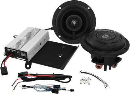 Wild Boar 400w Front Fairing Speaker & Amplifier Kit 2014-2023 Harley Touring