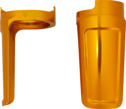 Arlen Ness Method Gold Fork Guards for 2014-2024 Harley Touring Bagger 120-020
