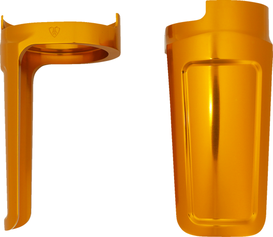 Arlen Ness Method Gold Fork Guards for 2014-2024 Harley Touring Bagger 120-020