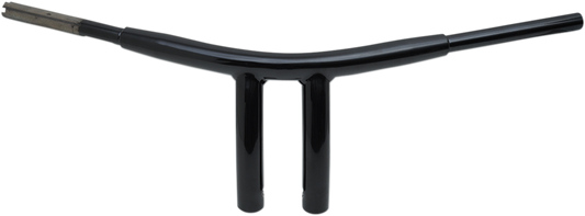 Drag Specialties 8" Gloss Black Radius T-Bar Handlebars for Harley Davidson