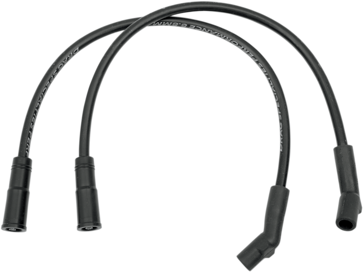 Drag Specialties 8.8mm Black Spark Plug Wire Set for 1999-2008 Harley Touring