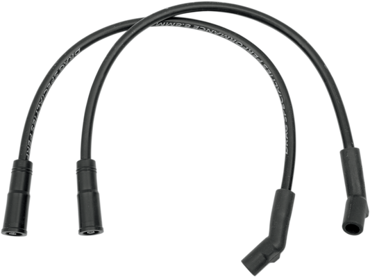 Drag Specialties 8.8mm Black Spark Plug Wire Set for 1999-2008 Harley Touring