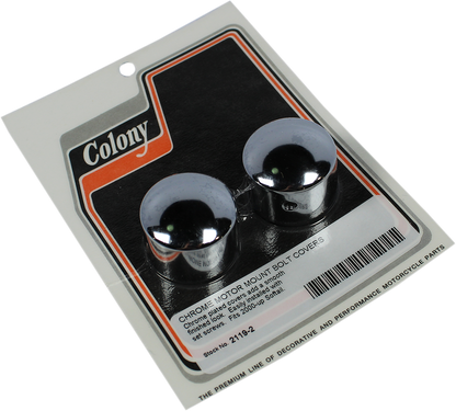 Colony Chrome Engine Motor Bolt Mount Covers 2000-2020 Harley Softail FXS FLSL