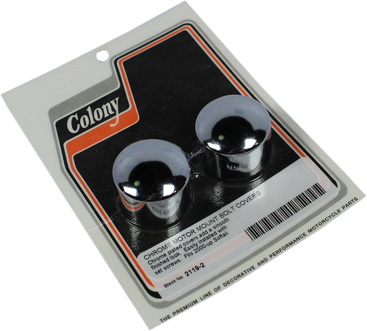 Colony Chrome Engine Motor Bolt Mount Covers 2000-2020 Harley Softail FXS FLSL