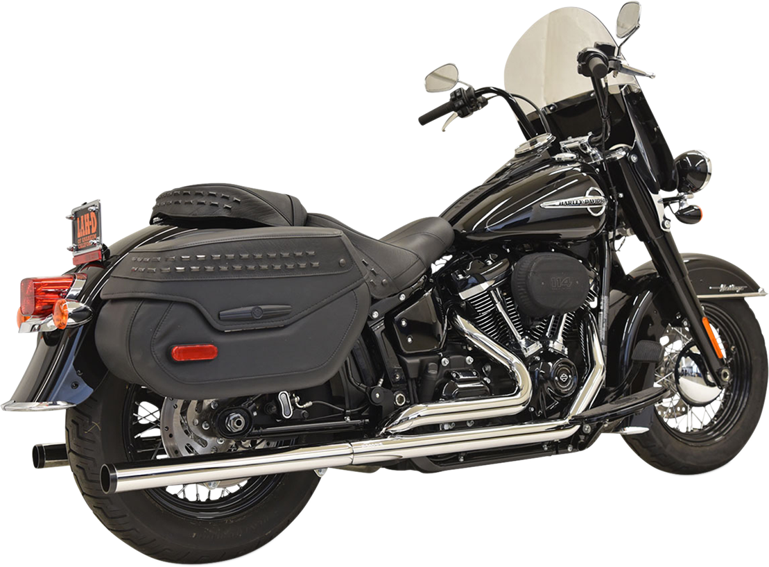 Bassani Dual Exhaust Straight Mufflers 2018-2020 Harley Softail Heritage Deluxe