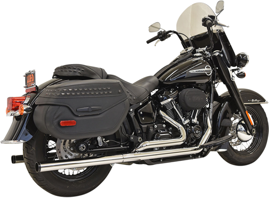 Bassani Dual Exhaust Straight Mufflers 2018-2020 Harley Softail Heritage Deluxe