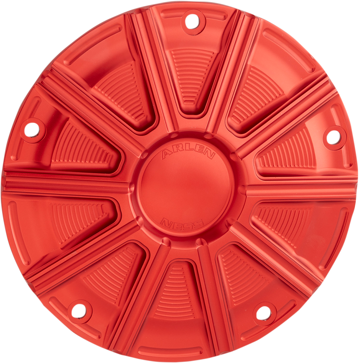 Arlen Ness 10 Gauge Red Derby Cover fits 1999-2018 Harley Softail Models