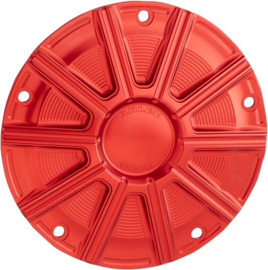 Arlen Ness 10 Gauge Red Derby Cover fits 1999-2018 Harley Softail Models
