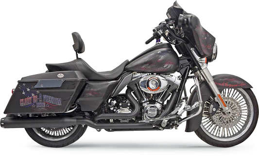 Bassani True Dual Down Under Exhaust Headpipes 2009-2016 Harley Touring FLHX