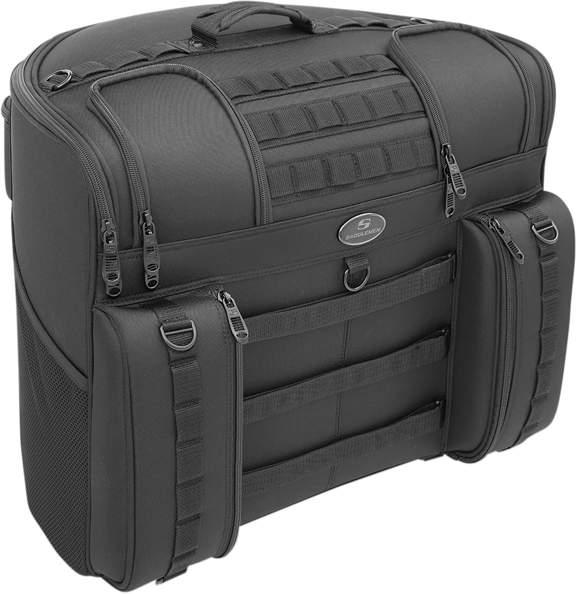 Saddlemen BR4100 Tactical Textile Rear Back Seat Bag Luggage Harley Davidson