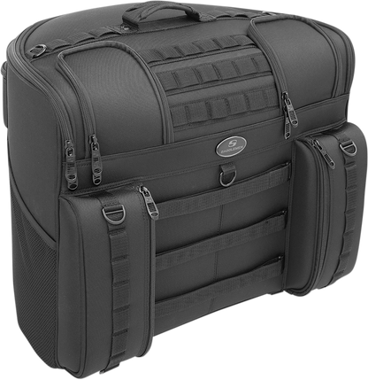 Saddlemen BR4100 Tactical Textile Rear Back Seat Bag Luggage Harley Davidson