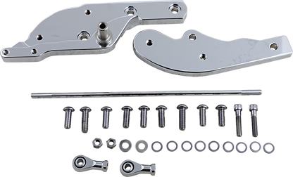 Drag Specialties +3" Chrome Forward Control Extension Kit 2018-25 Harley Softail