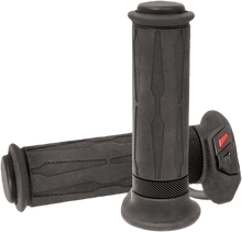 Koso Apollo 120mm x 7/8" Universal Black Heated Handlebar Grips Street Offroad