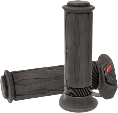 Koso Apollo 120mm x 7/8" Universal Black Heated Handlebar Grips Street Offroad