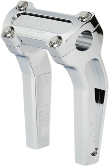 Thrashin Supply Chrome 6.5" Pullback Motorcycle Handlebar Risers for Harley