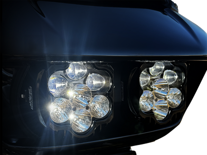 Custom Dynamics Shark Demon 2 LED Headlight Kit fits 2015-2024 Harley Road Glide