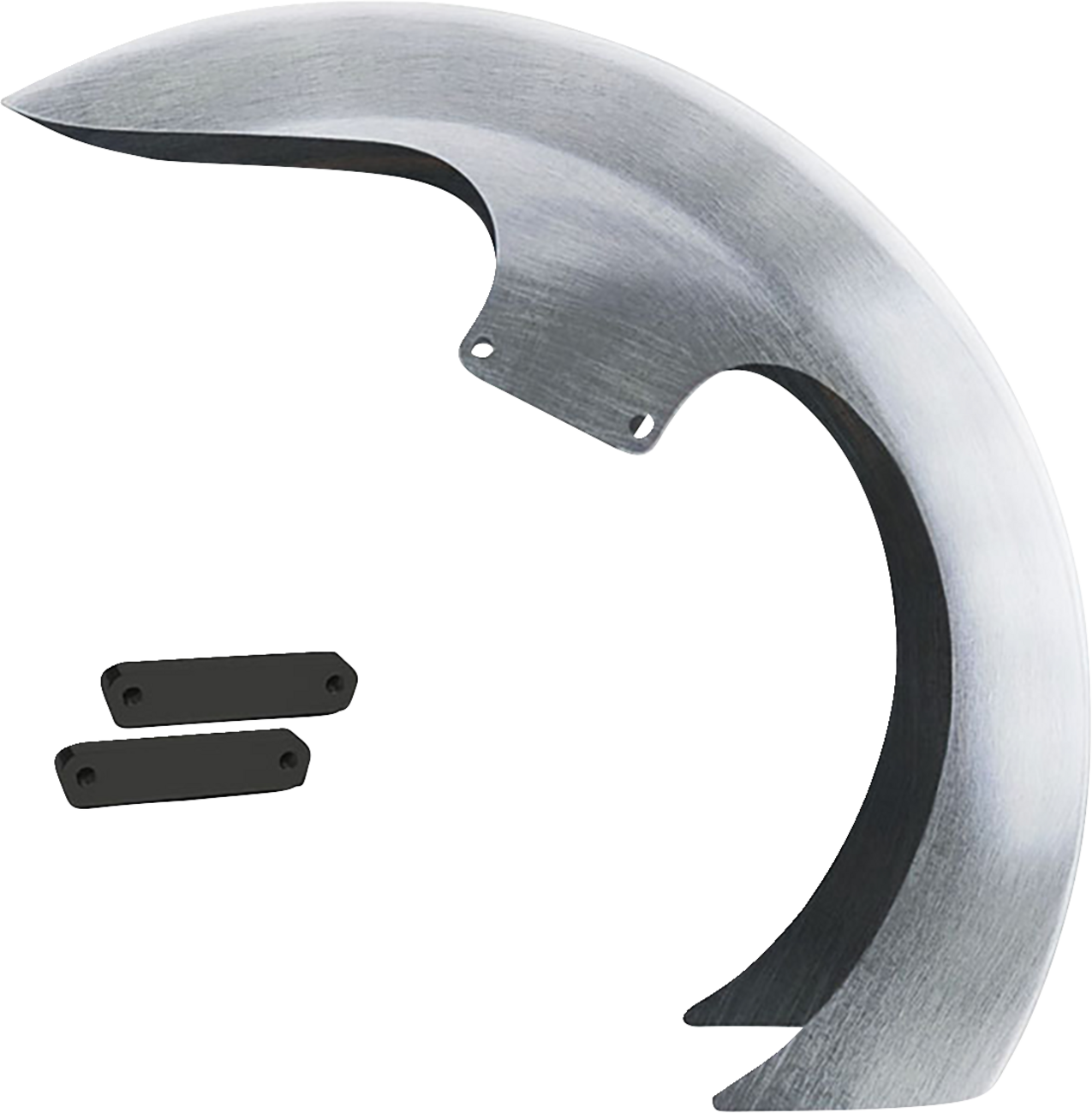Paul Yaffe Silver DEI Steel Front Fender 1965-2013 Harley Touring FLTR 21" Wheel