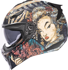 Icon Threshold Odokuro Modular Full Face Unisex Adult Street Motorcycle Helmet