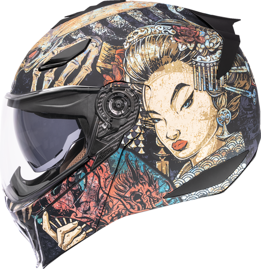 Icon Threshold Odokuro Modular Full Face Unisex Adult Street Motorcycle Helmet