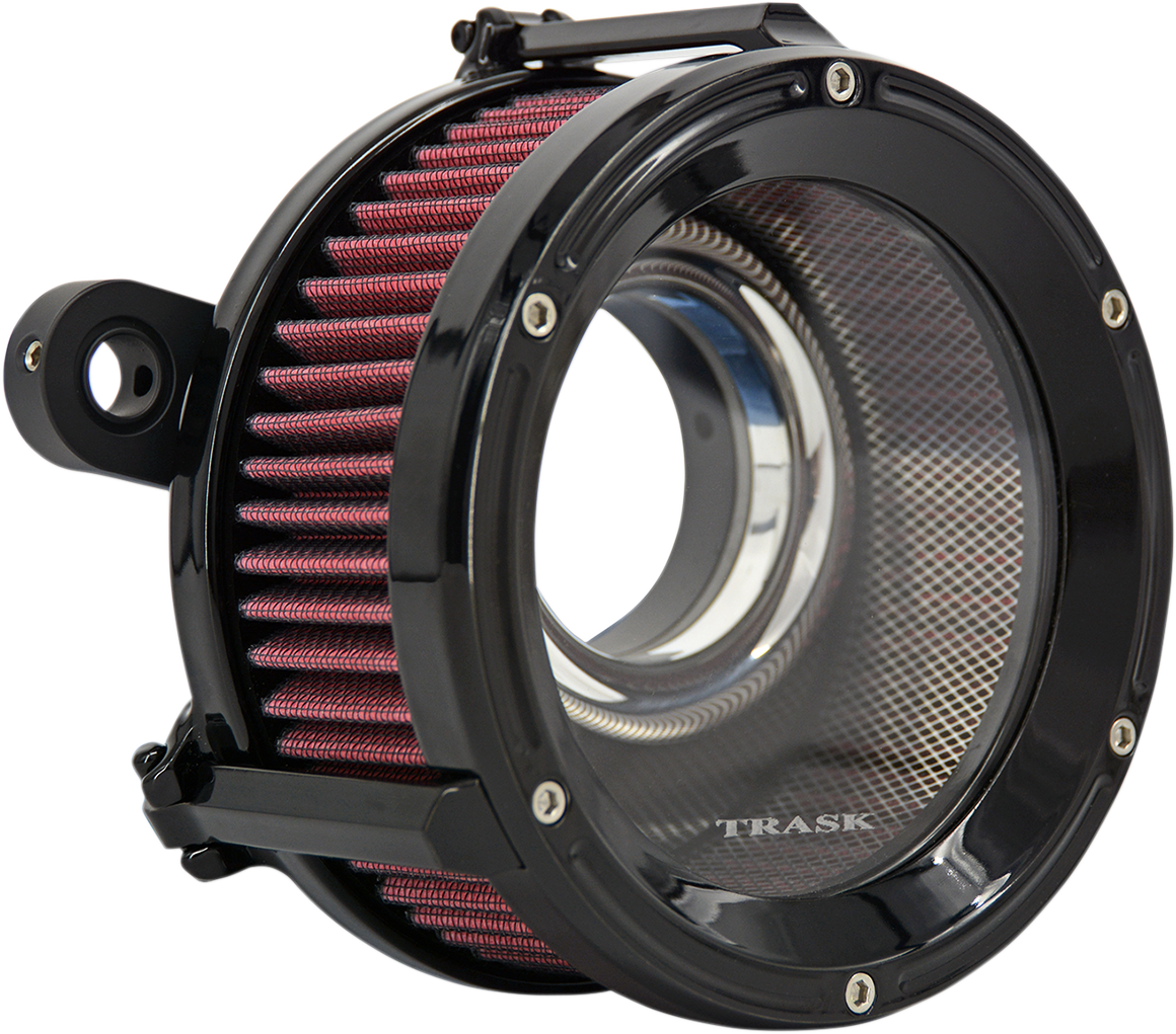 Trask Assault Charge High-Flow Black Air Cleaner for 1999-2017 Harley Twin Cam
