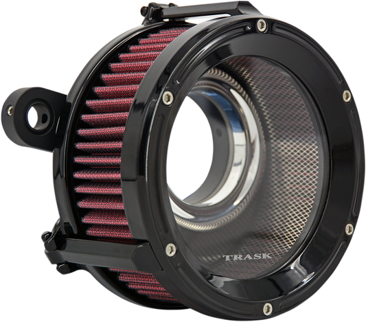 Trask Assault Charge High-Flow Black Air Cleaner for 1999-2017 Harley Twin Cam