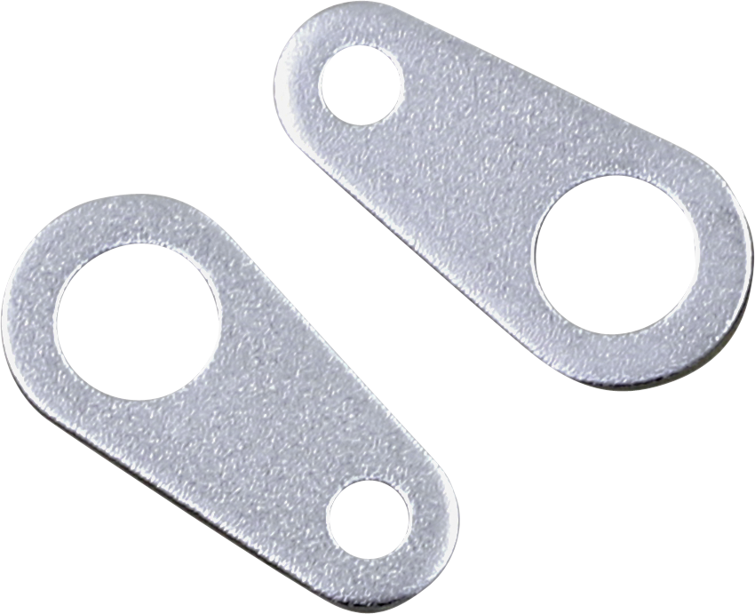 Custom Dynamics Micro Bullet Turn Signal Flat Silver Mounting Brackets Harley