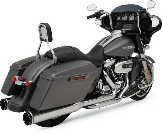 Khrome Werks Dominator Chrome 2:2 Tracer Exhaust System 2017-2024 Harley Touring
