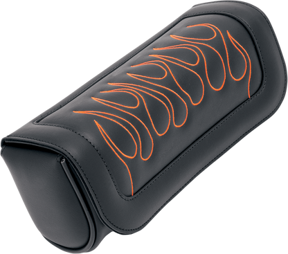 Saddlemen Orange Flame Highwaymen Tattoo Front Fork Tool Pouch Bag for Harley