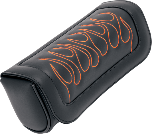 Saddlemen Orange Flame Highwaymen Tattoo Front Fork Tool Pouch Bag for Harley