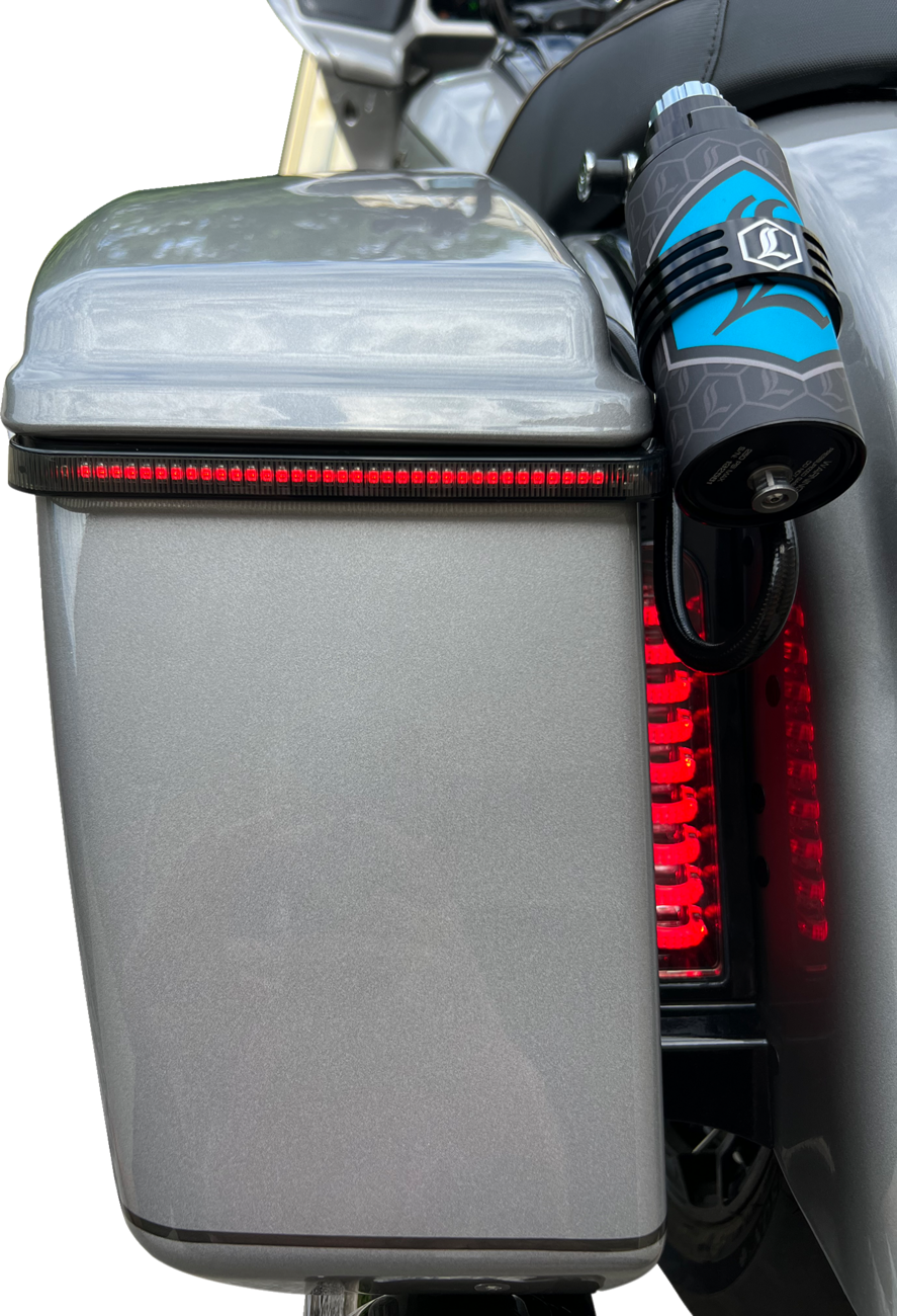 Custom Dynamics Low Profile LED Smoke Saddlebag Lights 2023-2025 Harley Touring