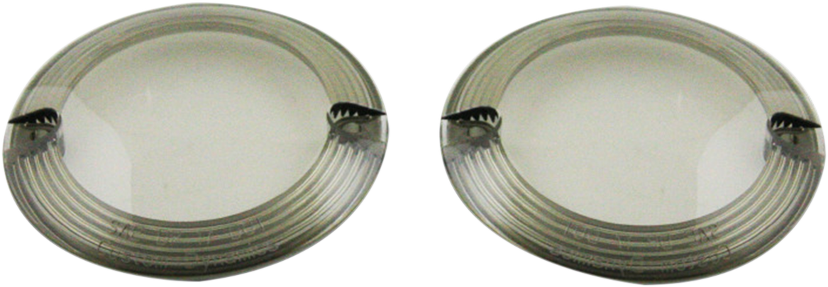 Custom Dynamics Probeam Pair Smoke Turn Signal Flat Lens for Harley Davivdson