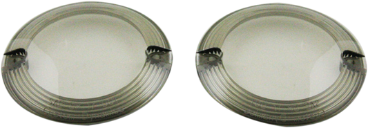 Custom Dynamics Probeam Pair Smoke Turn Signal Flat Lens for Harley Davivdson