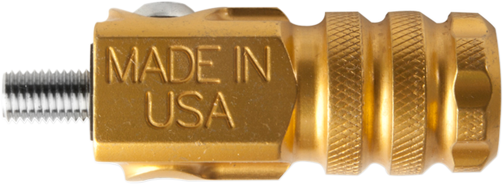 Alloy Art MX Gold Motorcycle Shifter Peg for Harley Davidson Made In USA