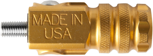 Alloy Art MX Gold Motorcycle Shifter Peg for Harley Davidson Made In USA