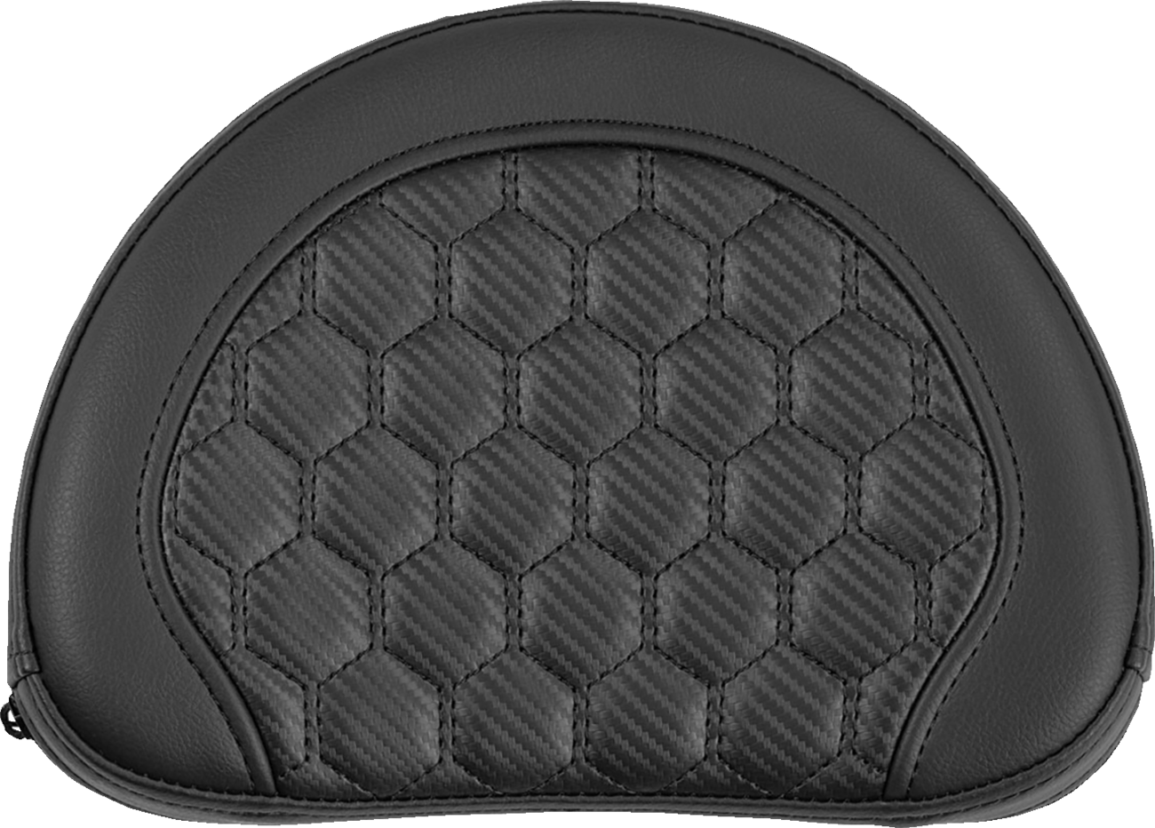 Saddlemen Contour Black Carbon Honeycomb Sissy Bar Backrest Pad for Harley