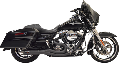 Bassani Road Rage II Black 2-1 Exhaust System for 1995-2006 Harley Touring 1F67B