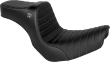 Slyfox Chariot Silver Classic Seat for 2018-2026 Harley Softail Low Rider FLSB