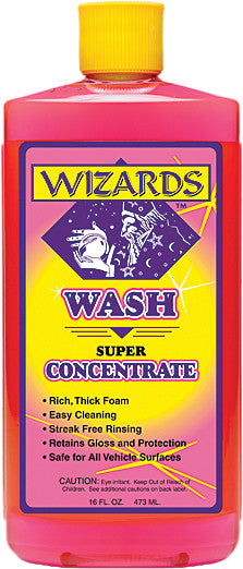 Wizards 16oz Super Concentrate Universal Motorcycle Bike Wash for Harley