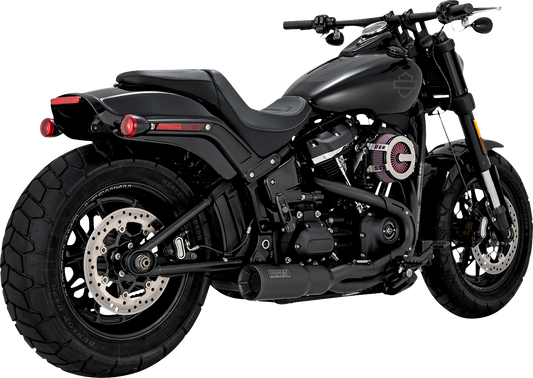 Vance & Hines 2-1 Black Hi-Output PCX Exhaust for 2018-2024 Harley Softail FXBB