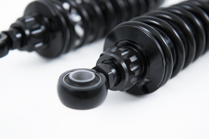 Ohlins HD 762 Twin 12" STX36D Blackline Rear Shocks for 1991-17 Harley Dyna FXD