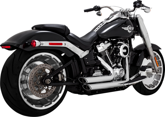 Vance & Hines Chrome Shortshots Staggered Exhaust 2018-2024 Harley Softail FLFBS