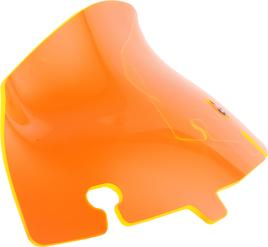 Klock Werks Flare 6.5" Orange Fairing Windshield 2014-2023 Harley Touring Models