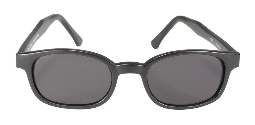 KD's Original 1 Pair Matte Frame Smoke Lens Old School Biker Sunglasses 20010
